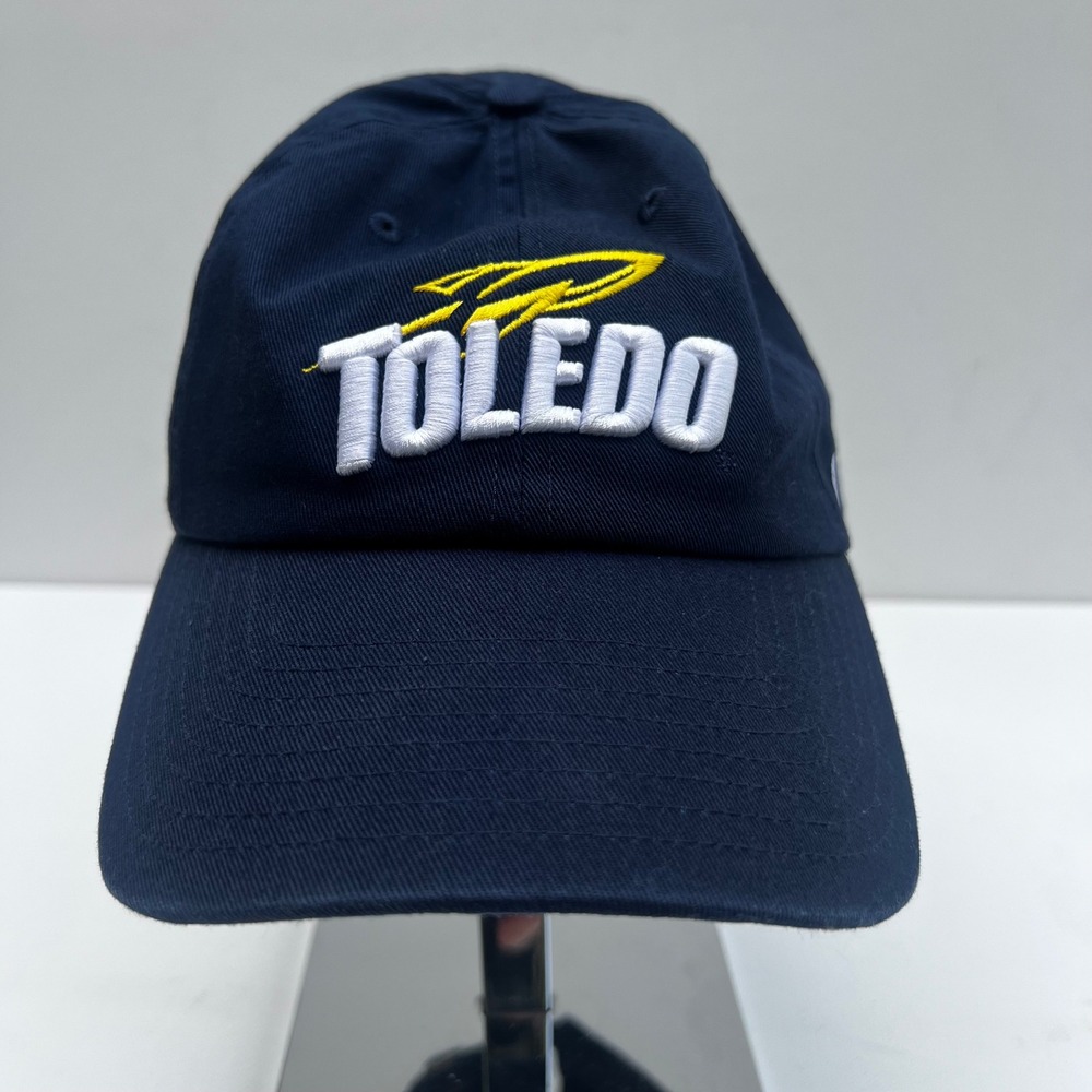 University of Toledo Rockets Hat Navy Blue Strapback Cap Desert Cactus